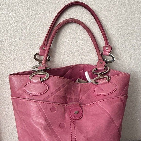 Authentic Emilio Pucci Pink Leather Tote Bag - Picture 5 of 7